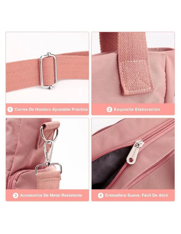 Bolsa Messenger Pink Brule Para Mujer image number null