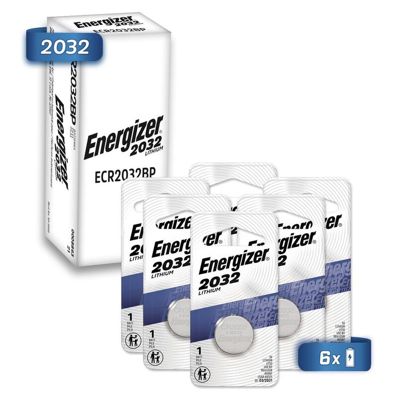 Pila Boton Energizer 2032 Blister 6 Unidades 3v image number null