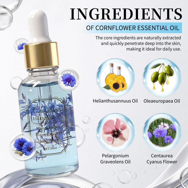 Aceite Esencial Damusi 30 ml Aciano Para Rostro... image number null