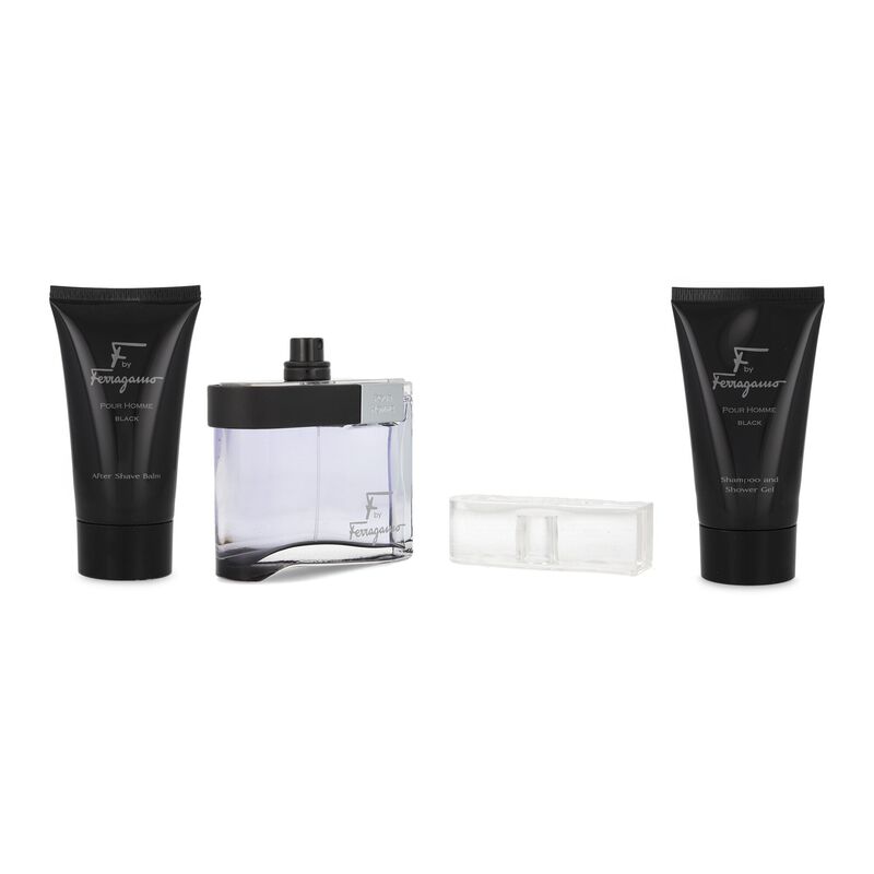 Set Ferragamo Black 3pzs Fragancia 100ml Edt Sp... image number null