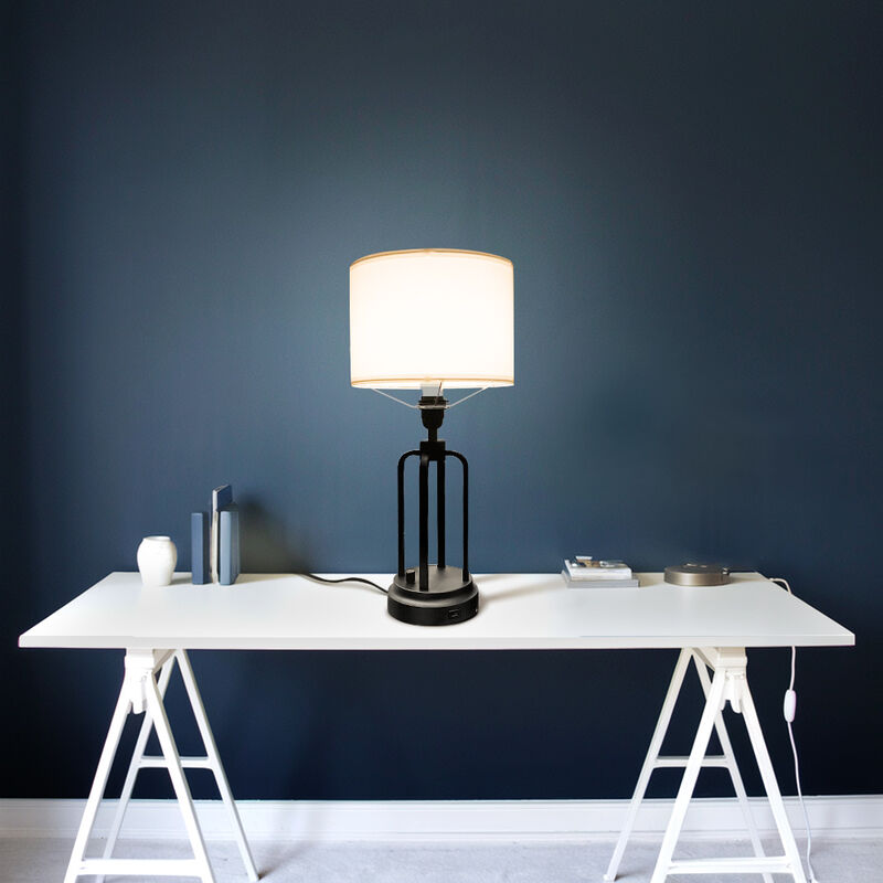 L&aacute;mpara de Mesa MIL LUCES TASK Negro Mate - Pan... image number null