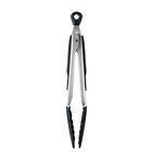 Pinzas Oxo Good Grips Con Cabezales De Silicona De 23 Cm, Color Negro