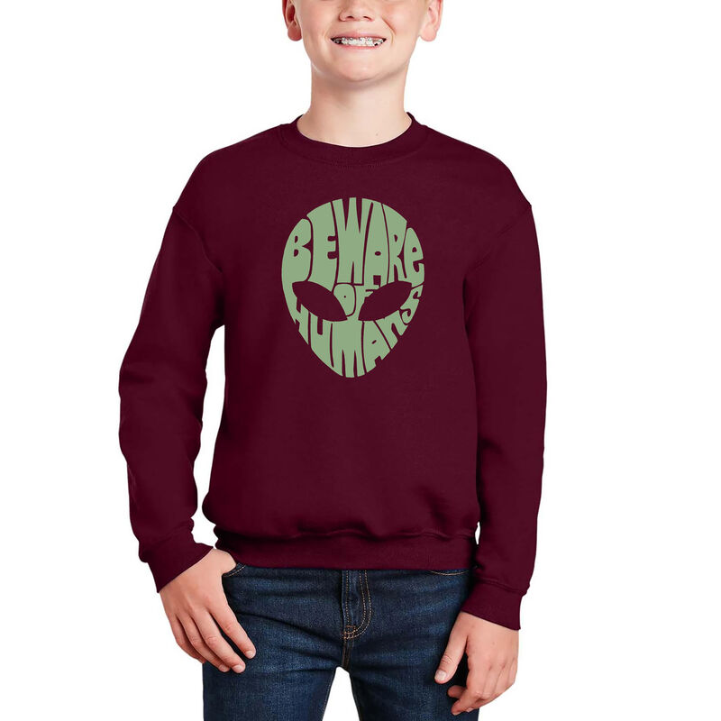 Sudadera De Cuello Redondo Word Art Para Ni&ntilde;o -... image number null