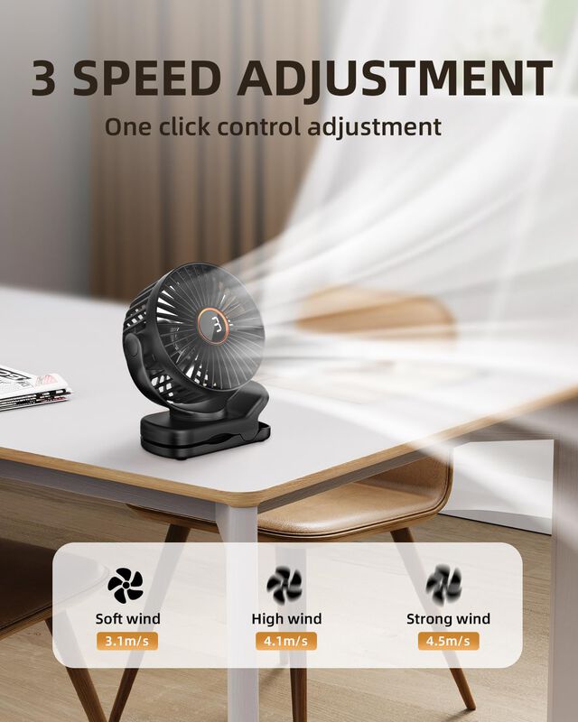 Ventilador Con Clip Tunise Mini, Funciona Con P... image number null