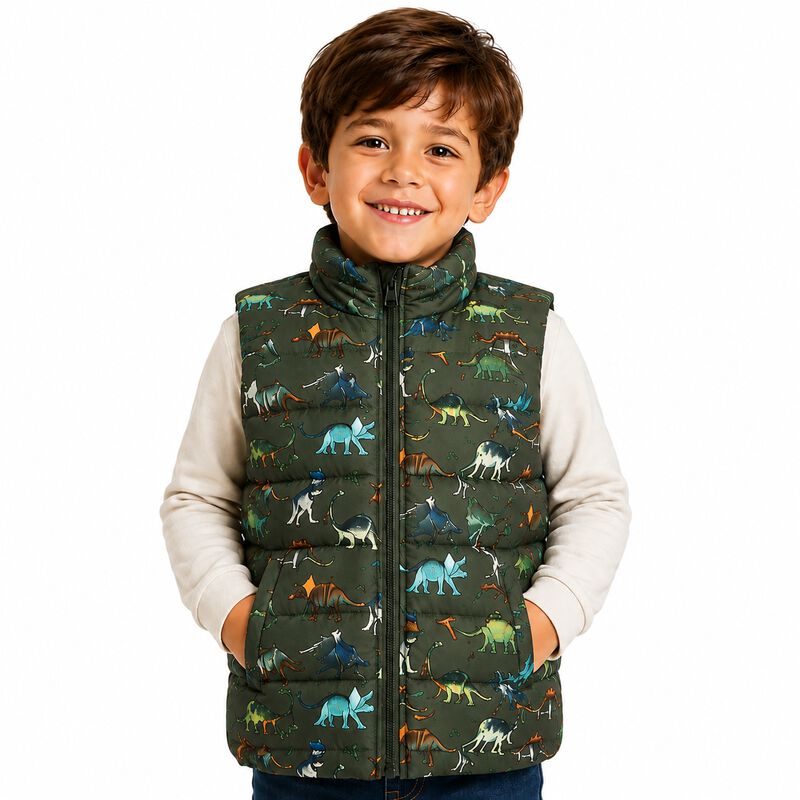 Chaleco American Fly 2652 Para Ni&ntilde;o Estampado D... image number null