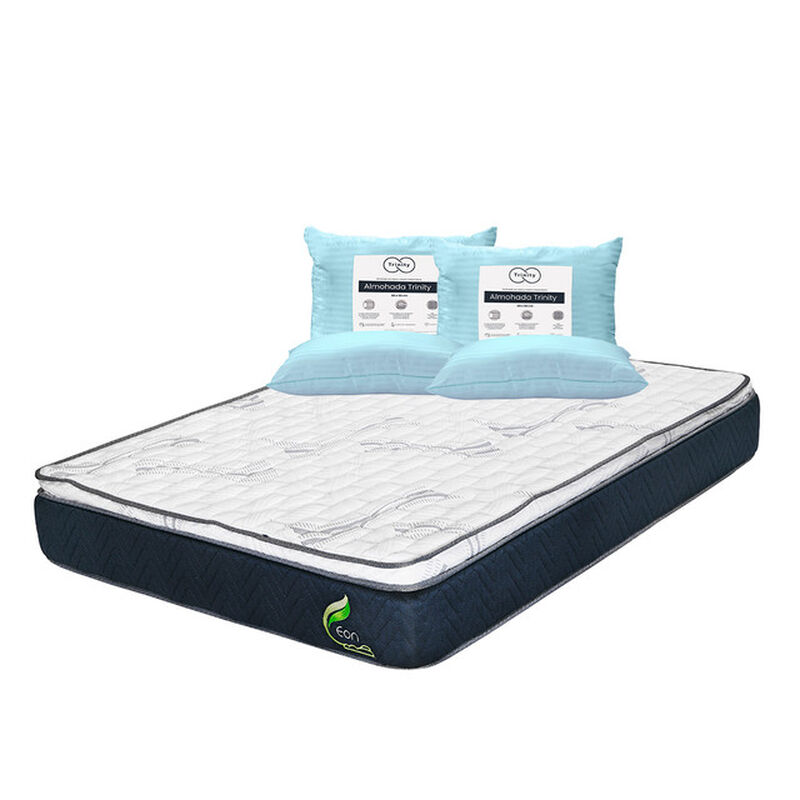 Colch&oacute;n King Size Eon + 2 Almohadas Trinity image number null