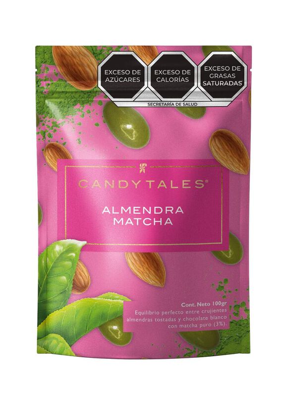 Almendra Chocolate blanco y Matcha 100 gr image number null