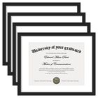 Marco Para Diplomas Upsimples Negro 23 &times; 30 cm - Juego De 4