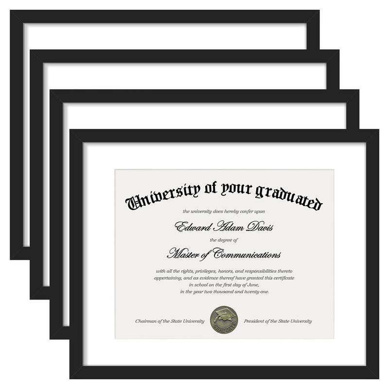 Marco Para Diplomas Upsimples Negro 23 &times; 30 cm ... image number null