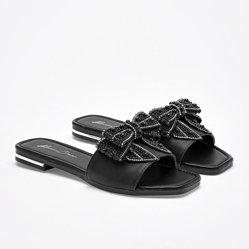 Been Class sandalia cu&ntilde;a para mujer negro cod 1... image number null