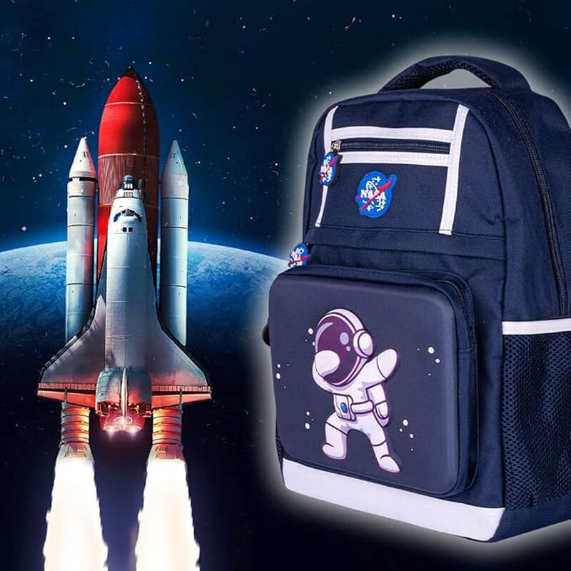Mochila Escolar Edici&oacute;n NASA con Dise&ntilde;o Astrona... image number null