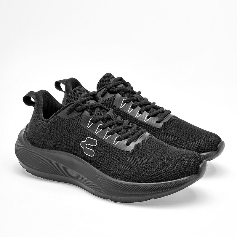 Charly Tenis deportivo para hombre negro, impor... image number null
