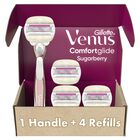 Razors Gillette Venus Comfortglide Con Recambios Olay Sugarberry