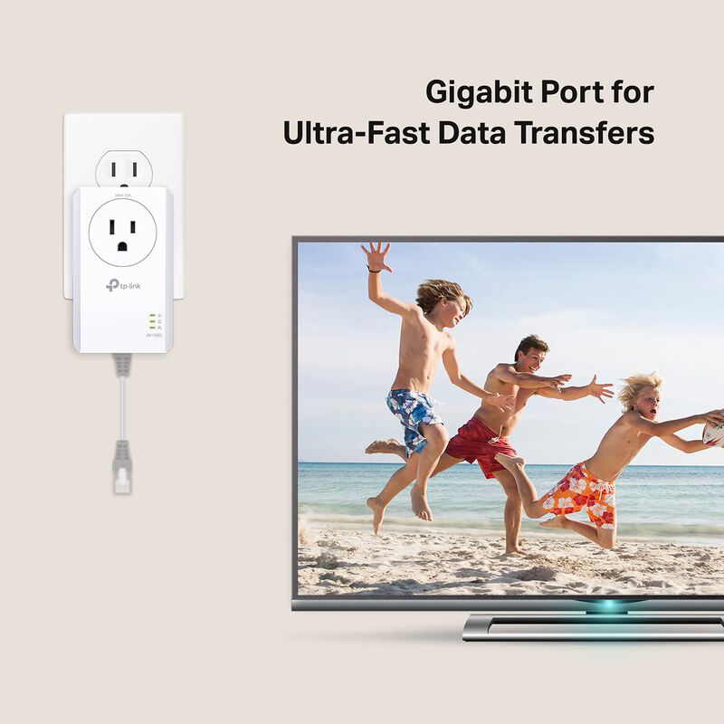 Kit De Adaptador Ethernet Powerline Tp-link Av1... image number null