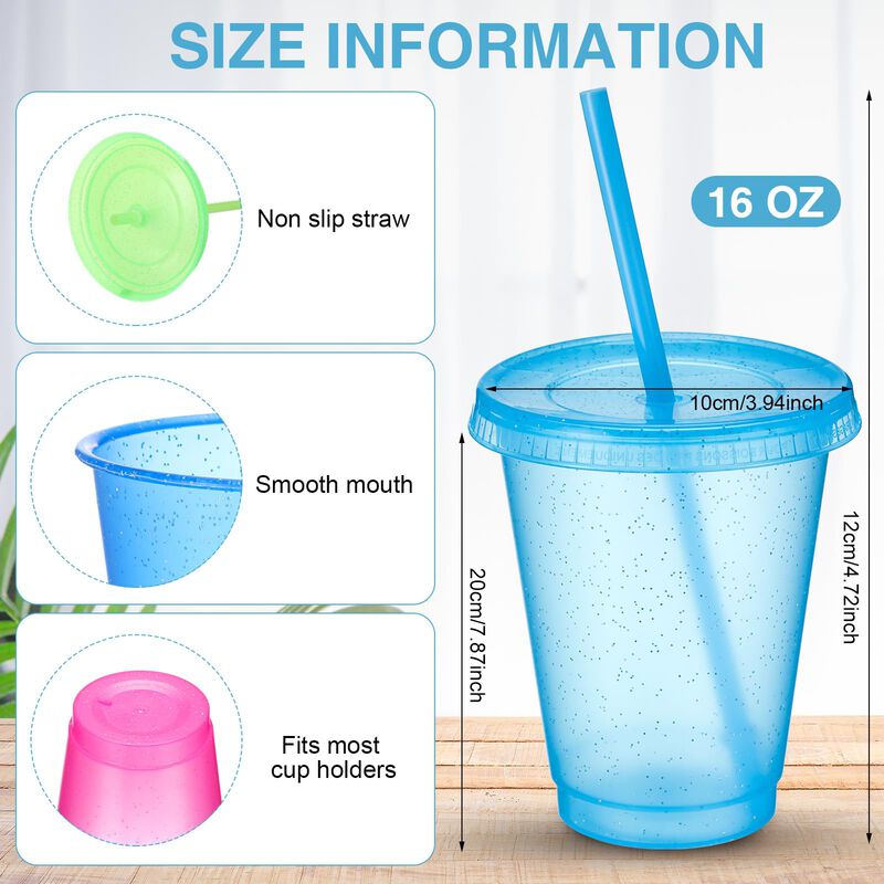 Vaso Para Beber Sieral Pack 30 Multicolor 39 cm image number null