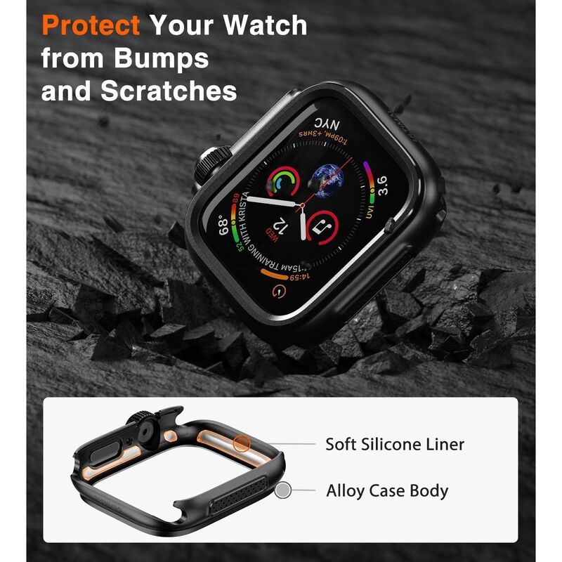 Funda Ultimal para Apple Watch 44 mm Met&aacute;lica N... image number null
