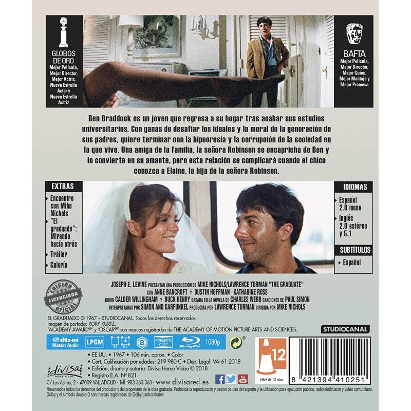 El graduado [Blu-ray] image number null