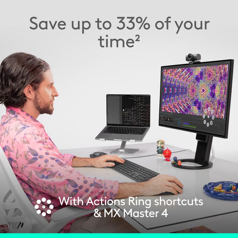 Rat&oacute;n Inal&aacute;mbrico Logitech Mx Master 4 Haptic F... image number null