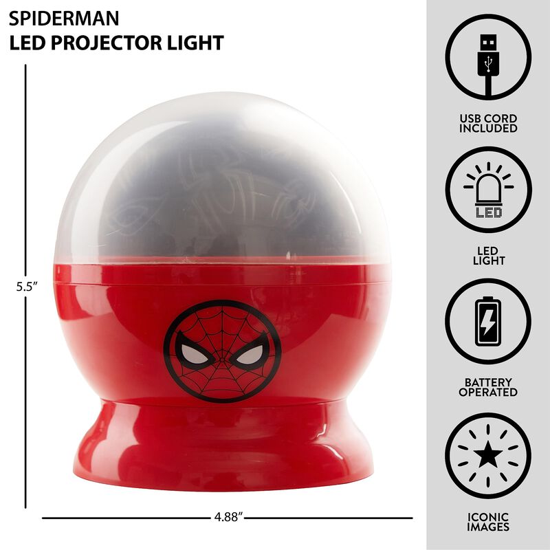 Idea De L&aacute;mpara Y Luz Nocturna Nuova Marvel Spi... image number null