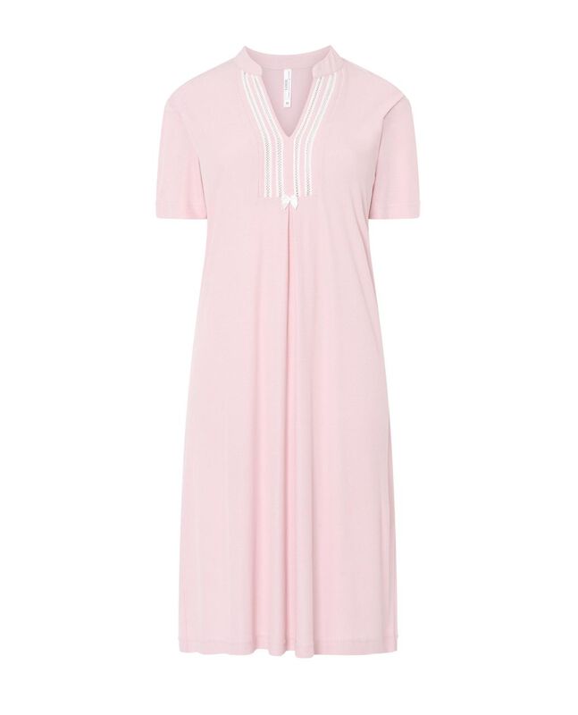 Camis&oacute;n M/C Canale con Entredos Rosa image number null