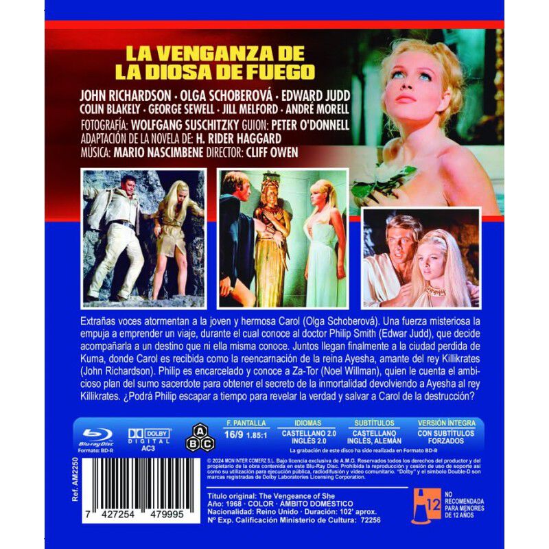 La Venganza De La Diosa De Fuego [blu-ray] (196... image number null
