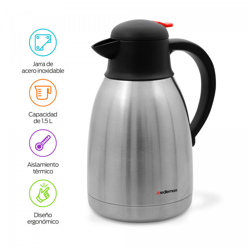 Jarra T&eacute;rmica de Acero 1.5L image number null