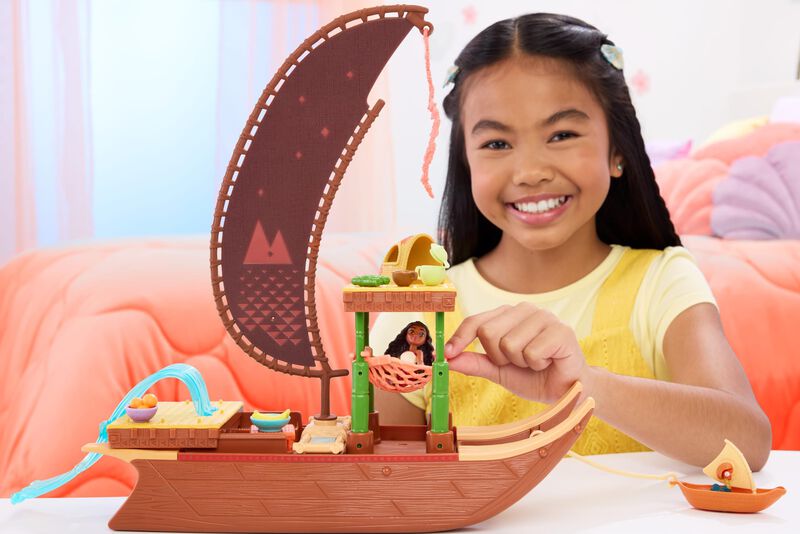 Canoa Playset Mattel Disney Moana's Adventure C... image number null