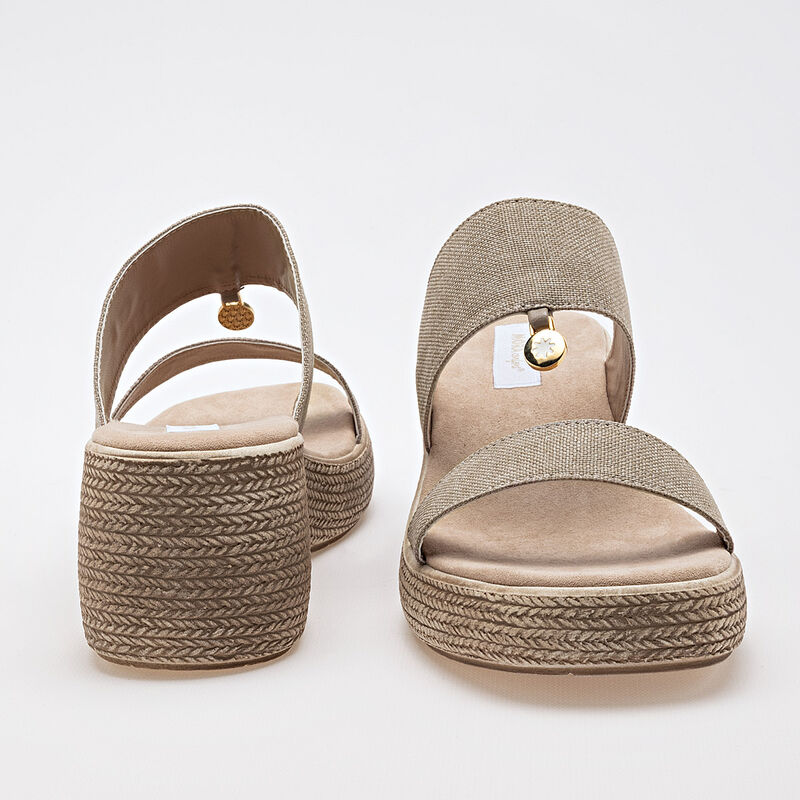Mora Confort Sandalia para mujer beige image number null