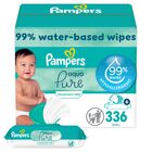 Toallitas Para Beb&eacute;s Pampers Aqua Pure Sensitive 99% De Agua 336 Unidades