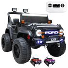 Montable El&eacute;ctrico Camioneta 4x4 Para Ni&ntilde;os Bluetooth Luces Led Control Remoto Bater&iacute;a 12v - Negro