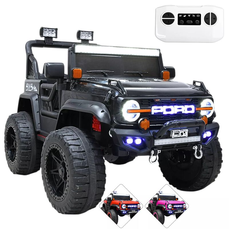 Montable El&eacute;ctrico Camioneta 4x4 Para Ni&ntilde;os Blu... image number null