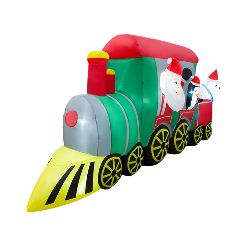 Inflable Navide&ntilde;o con forma de Tren Navide&ntilde;o y ... image number null