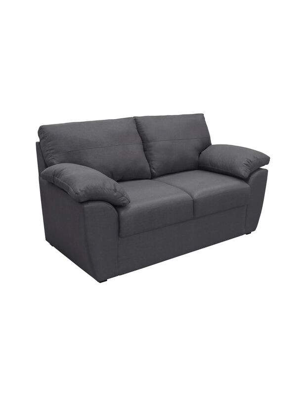 Sofá Love Seat Sefora Tapizado Linato Color Gri... image number null