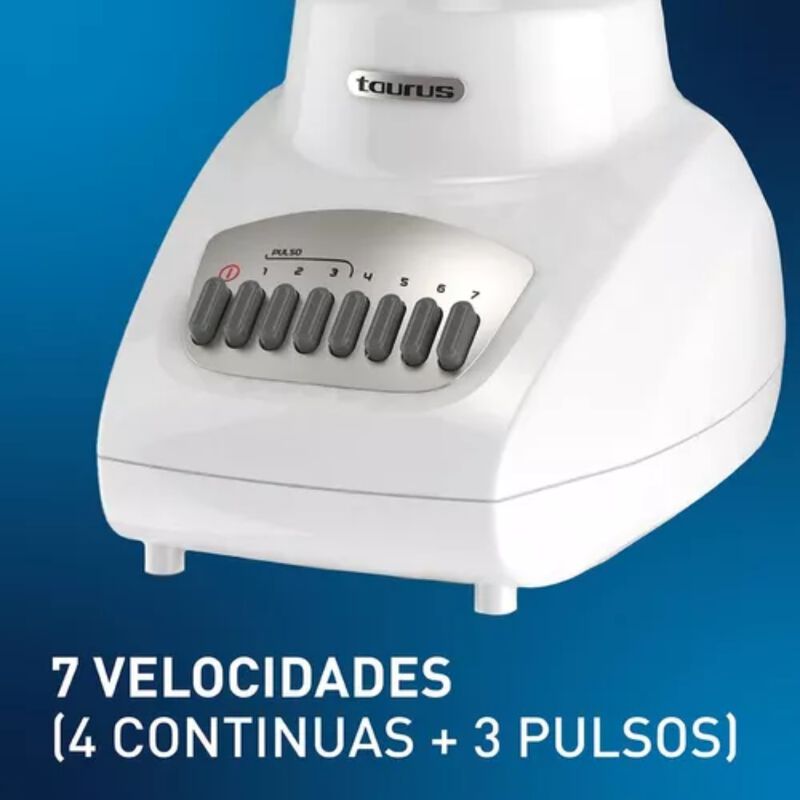 Licuadora Taurus Gaudi Vaso de Vidrio 7 Velocid... image number null