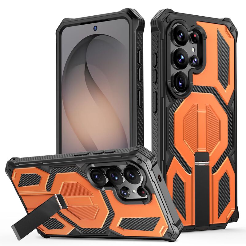 Funda Emmpitu Galaxy S25 Ultra Magsafe Naranja image number null