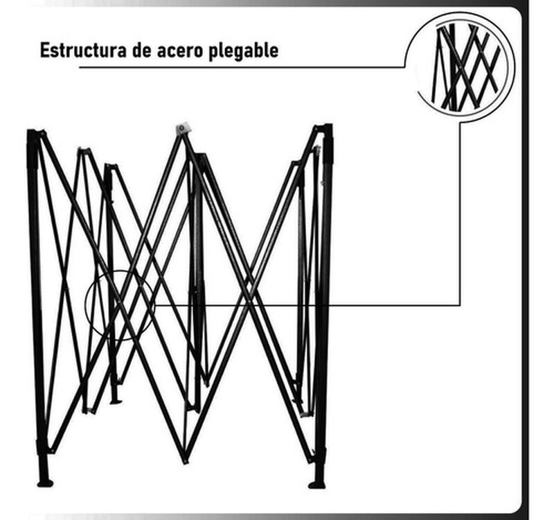 Toldo Carpa 3x3 Jardimex Mkz-carpa3x3neg Negra image number null