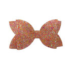 Broche Con Moño Para Cabello Glitter Dots Brillante