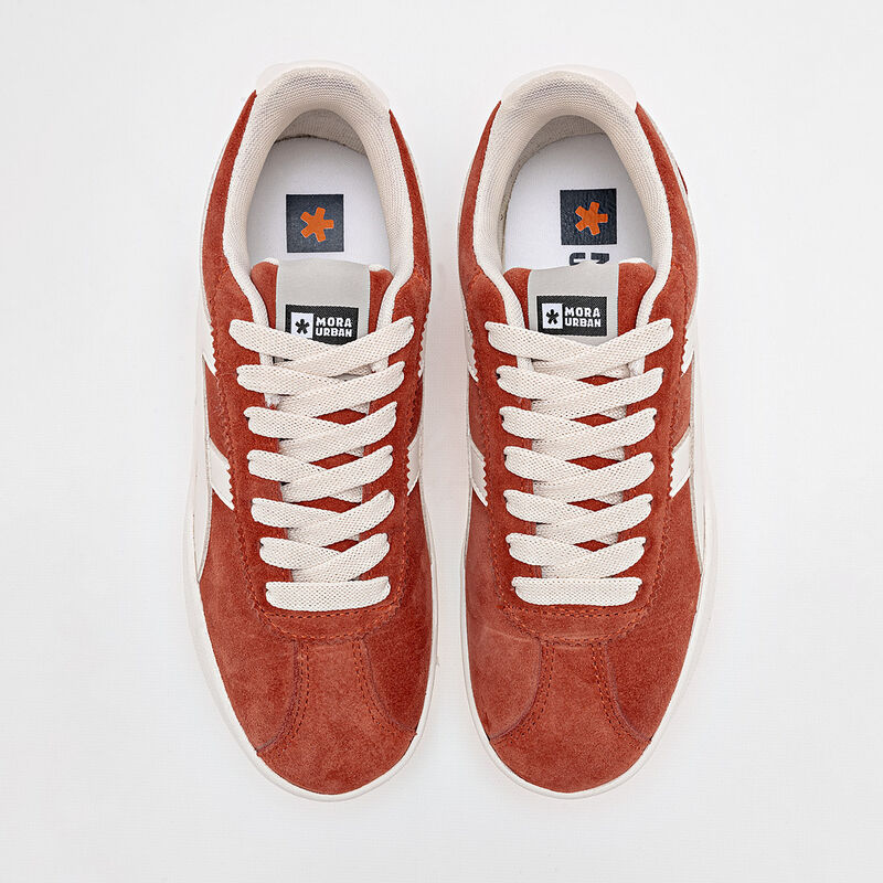 Mora Urban Tenis urbano para mujer rojo blanco image number null