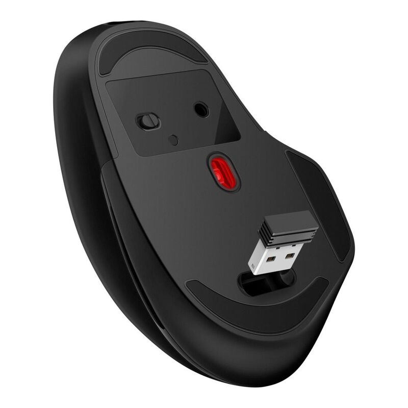 Mouse inalámbrico ergonómico con batería recarg... image number null
