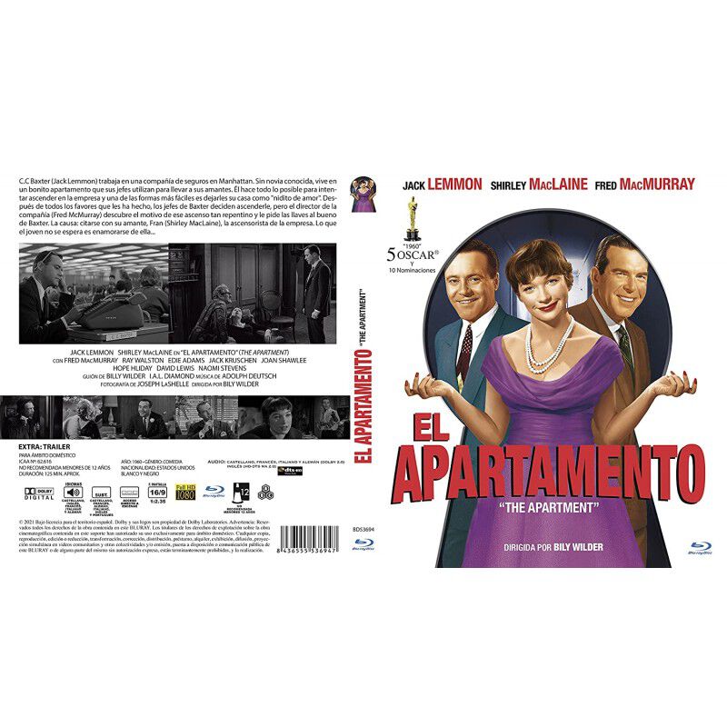 El Apartamento Bd 1960 The Apartament [blu-ray] image number null