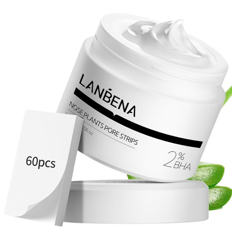 D&uacute;o de Cremas Faciales Lanbena con 60 Tiras par... image number null