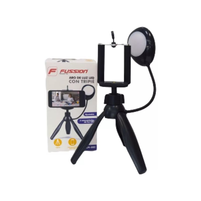 Aro De Luz Con Tripie Fussion Lpi-003 Negro image number null