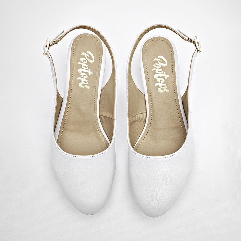 Poptops Zapatilla para mujer blanco image number null