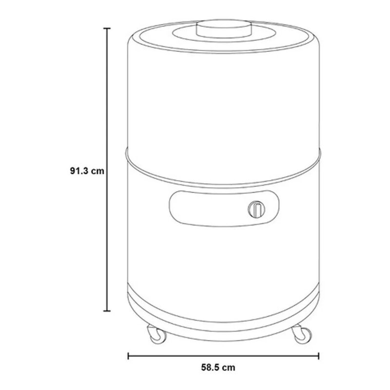 Lavadora Una Tina Acros Gris 22 kg image number null