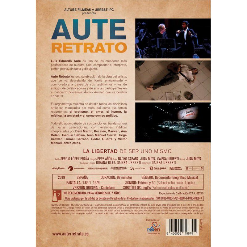 Aute Retrato [dvd] (2019) Aute Retrato image number null