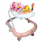 Andadera Para Beb&eacute; Rosa Con Luz Sonido Llantas De Gel Dise&ntilde;o Le&oacute;n