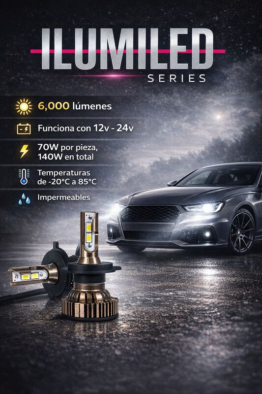 Kit de leds csp alta/baja 140w canbus Audiobahn... image number null