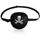 Parche De Ojo Pirata Tinoaly 7,5 &times; 7,2 cm Negro Poli&eacute;ster