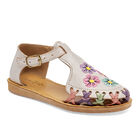 Mora Tierra Sandalia para ni&ntilde;a blanco multicolor