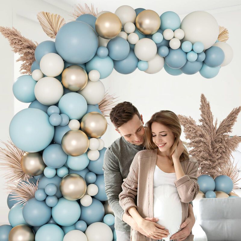 Kit De Arco De Globos Anjerlfu 138 Piezas Azul ... image number null